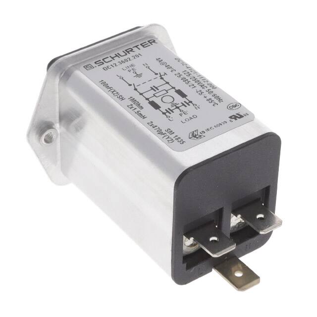 DC12.3602.201 SCHURTER Inc.  Moduli di ingresso alimentazione (PEM)